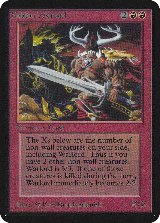 Keldon Warlord [Limited Edition Alpha]