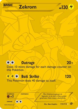 Zekrom (115/113) [Black & White: Legendary Treasures]