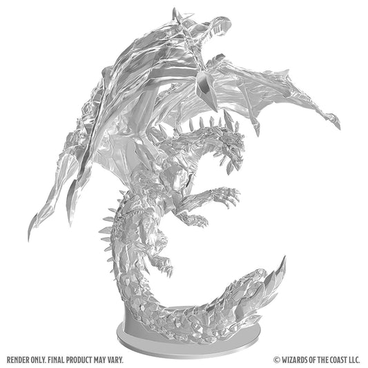 D&D Icons of the Realms: Adult Amethyst Dragon Unpainted (90864)