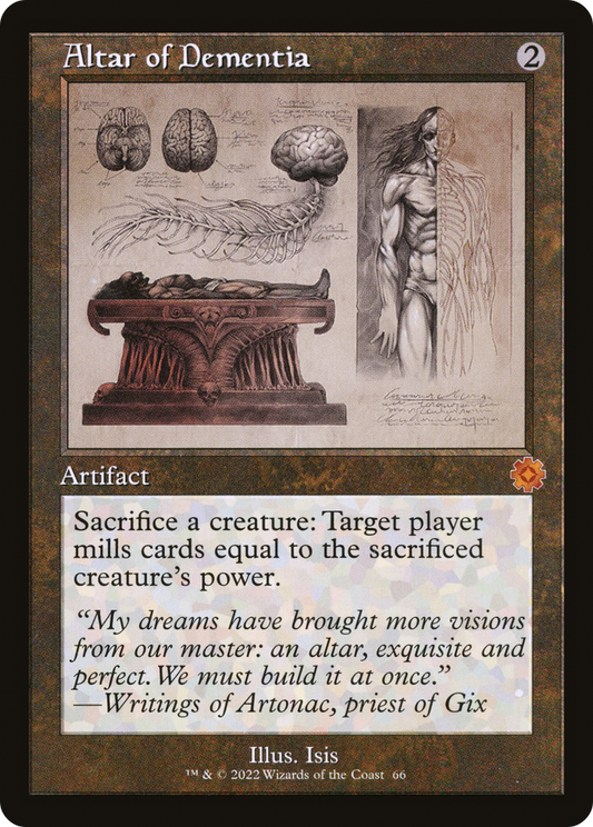 Altar of Dementia (BRR-066) - The Brothers' War Retro Artifacts Foil