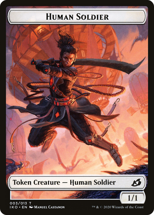 Human Soldier (IKO-003) - Ikoria: Lair of Behemoths Tokens Foil