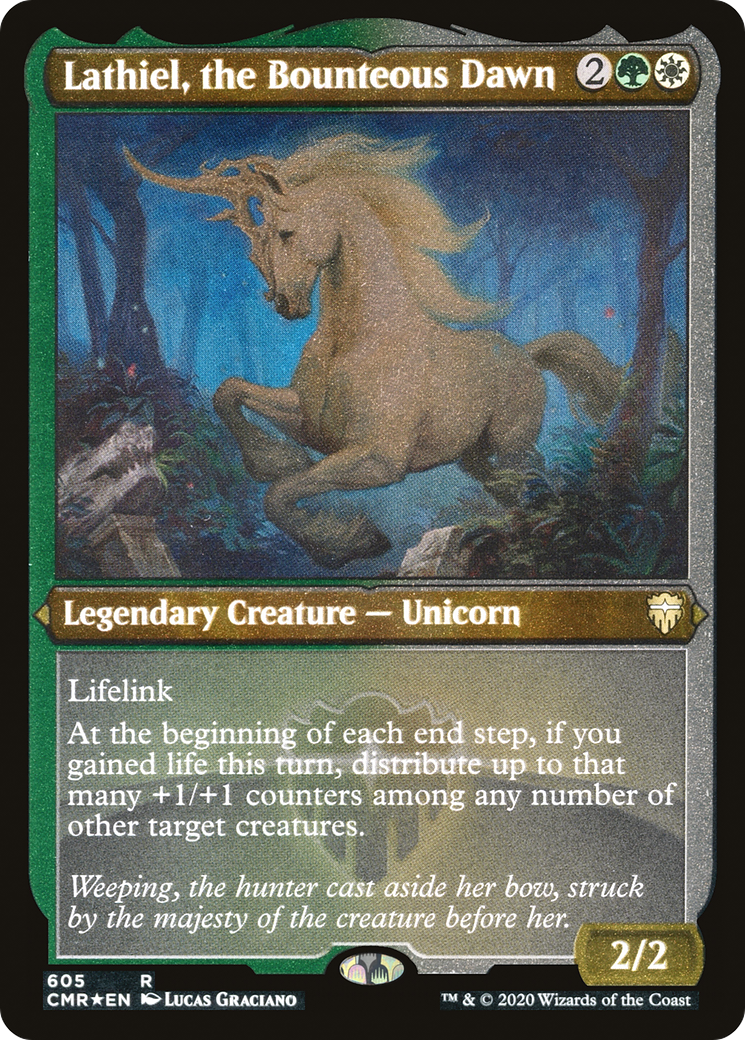 Lathiel, the Bounteous Dawn [Commander Legends Etched]
