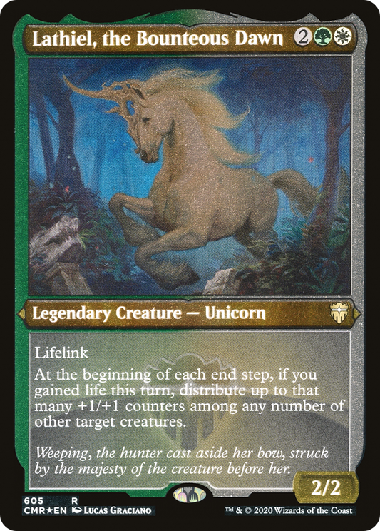 Lathiel, the Bounteous Dawn (CMR-605) - Commander Legends Foil