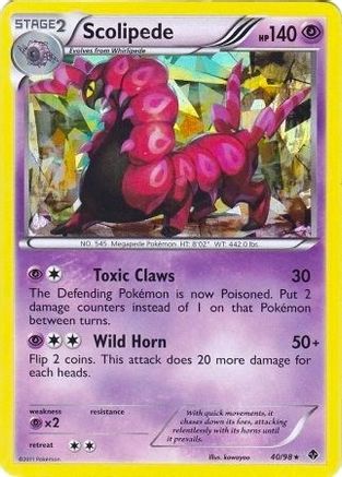 Scolipede (40/98) (Theme Deck Exclusive) [Black & White: Emerging Powers]