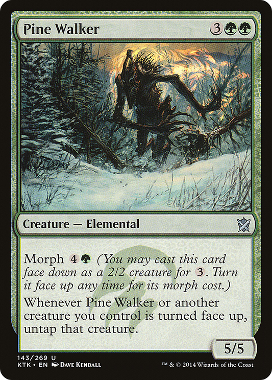 Pine Walker (KTK-143) - Khans of Tarkir Foil