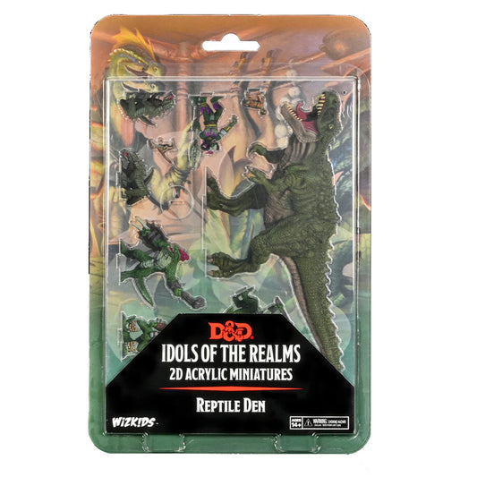 D&D Idols of the Realms: 2D Miniatures - Reptile Den