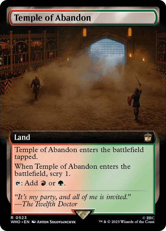 Temple of Abandon (WHO-523) - Doctor Who: (Extended Art) Foil