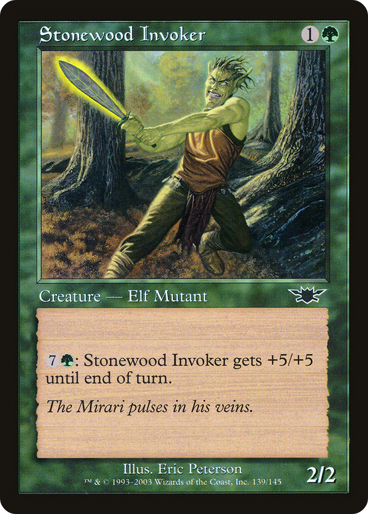 Stonewood Invoker (LGN-139) - Legions Foil