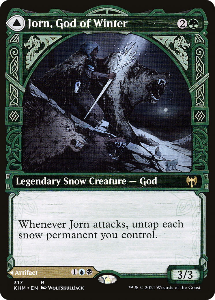Jorn, God of Winter // Kaldring, the Rimestaff (KHM-317) - Kaldheim: (Showcase)