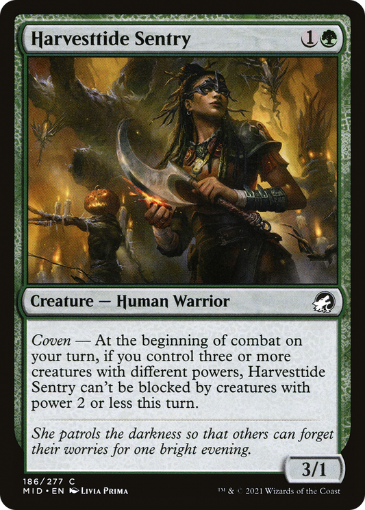 Harvesttide Sentry (MID-186) - Innistrad: Midnight Hunt Foil