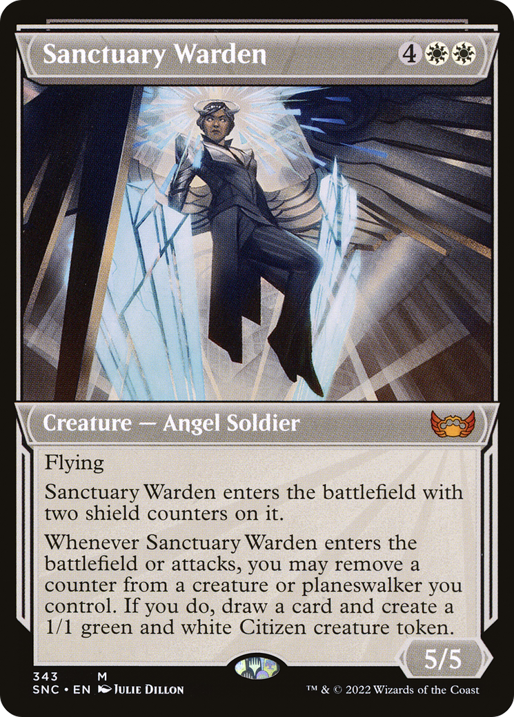 Sanctuary Warden (SNC-343) - Streets of New Capenna: (Showcase)
