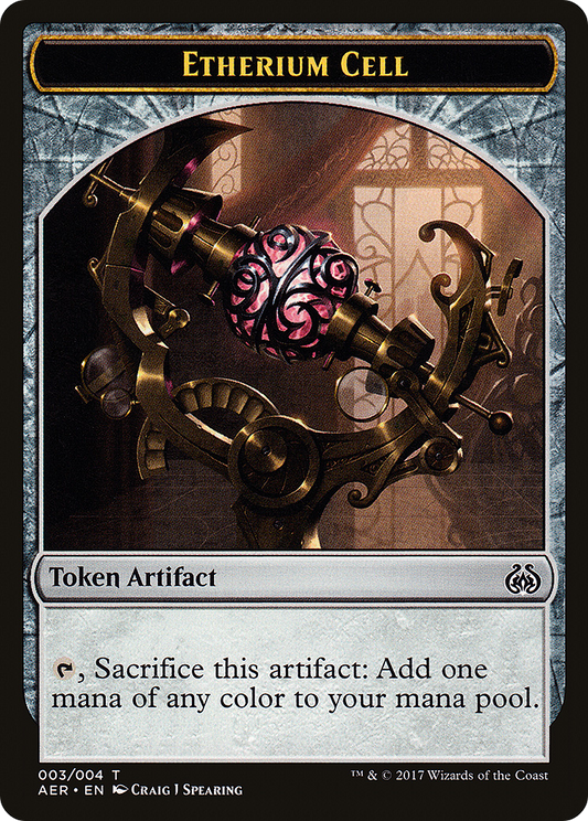 Etherium Cell (AER-003) - Aether Revolt Tokens Foil