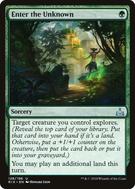 Enter the Unknown (RIX-128) - Rivals of Ixalan Foil