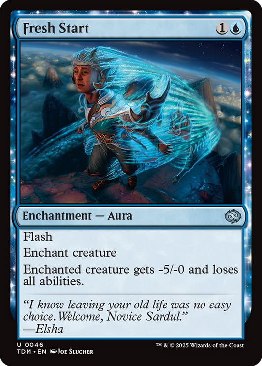 Fresh Start (TDM-046) - Tarkir: Dragonstorm: (enchantment)