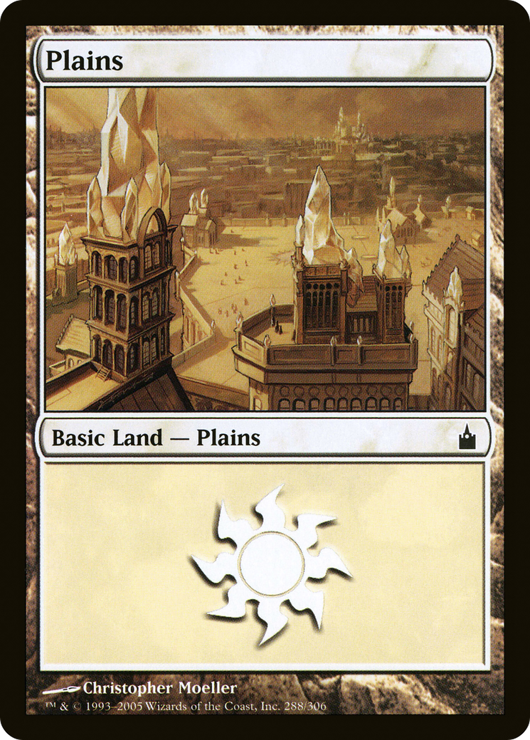 Plains (RAV-288) - Ravnica: City of Guilds Foil