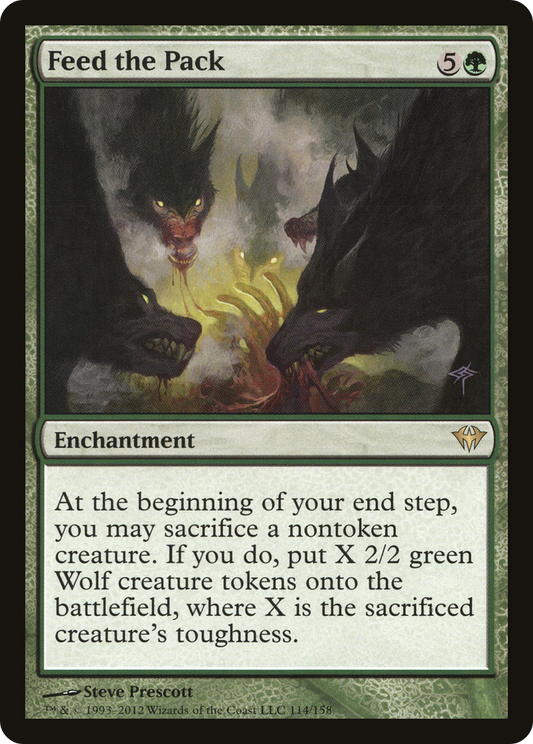 Feed the Pack (DKA-114) - Dark Ascension Foil