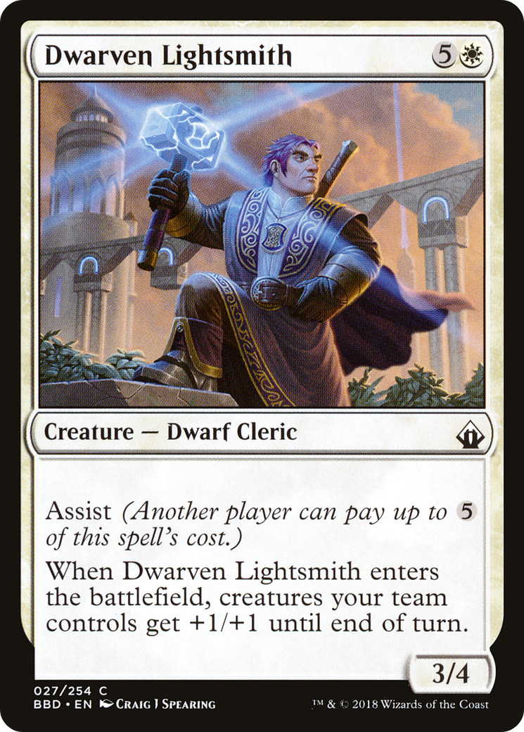 Dwarven Lightsmith (BBD-027) - Battlebond Foil