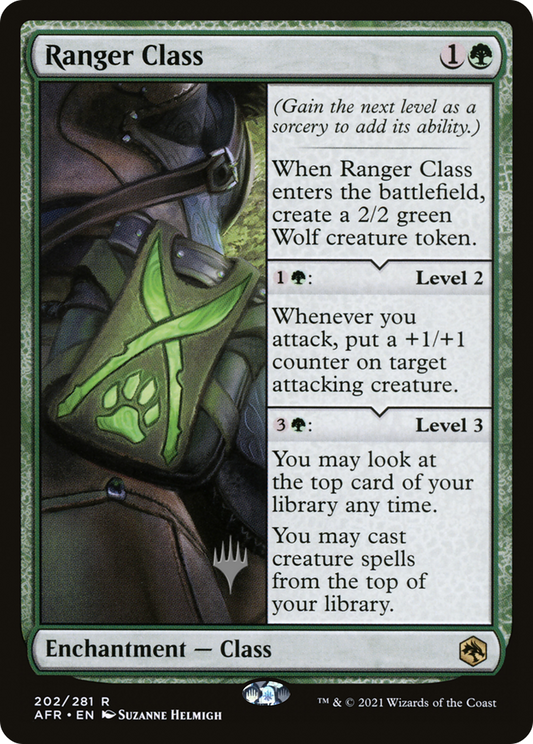Ranger Class (PPAFR-202P) - Adventures in the Forgotten Realms Promos Foil