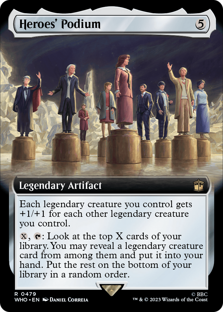 Heroes' Podium (WHO-479) - Doctor Who: (Extended Art)