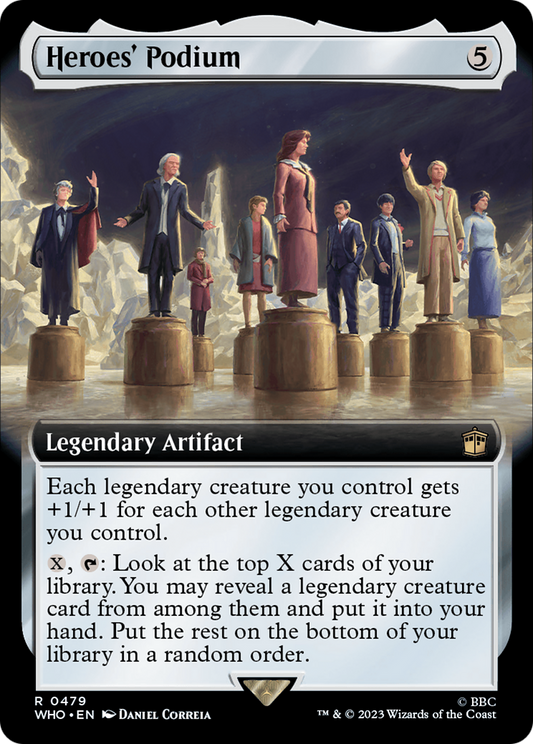Heroes' Podium (WHO-479) - Doctor Who: (Extended Art)
