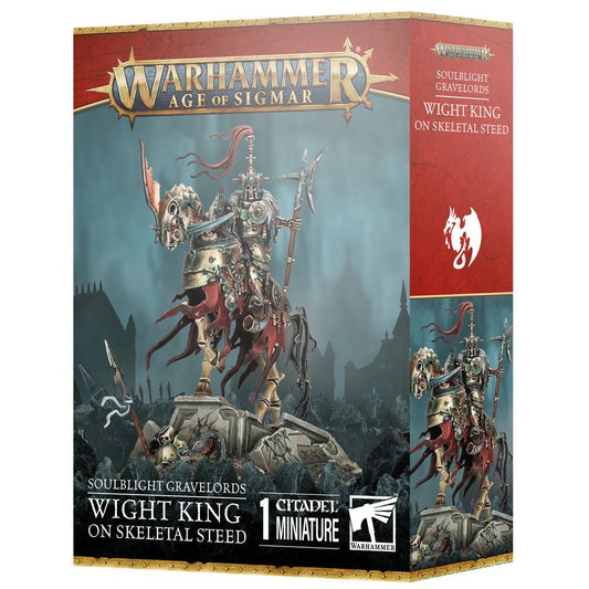 Soulblight Gravelords Wight King on Skeletal Steed ( 7180-W ) - Used