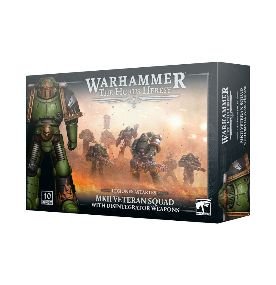 The Horus Heresy - MKII Veteran Squad with Disintegrators (31-129-W) - Used