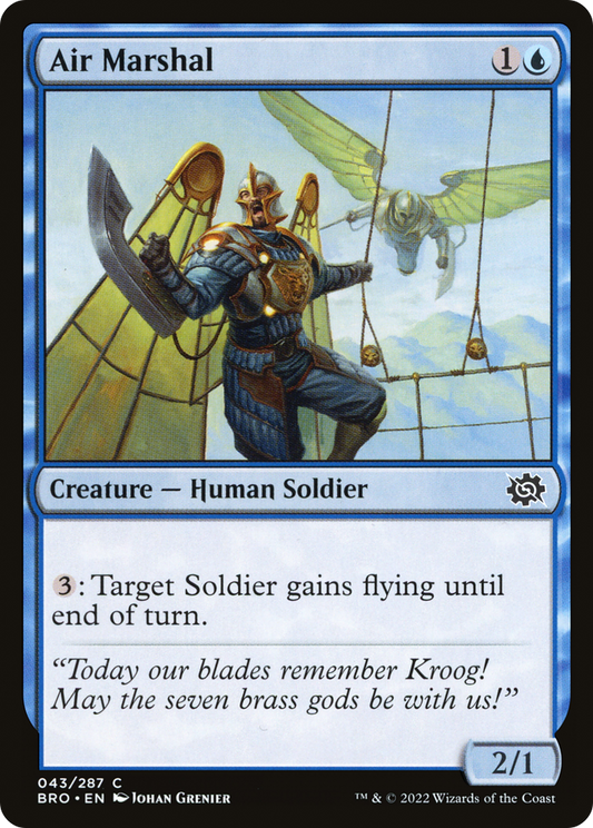 Air Marshal (BRO-043) - The Brothers' War Foil