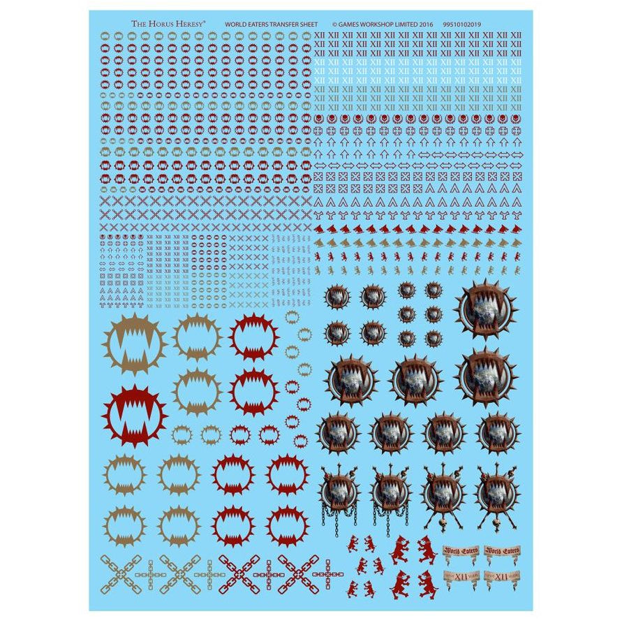 World Eaters Legion Transfer Sheet (99510102019)
