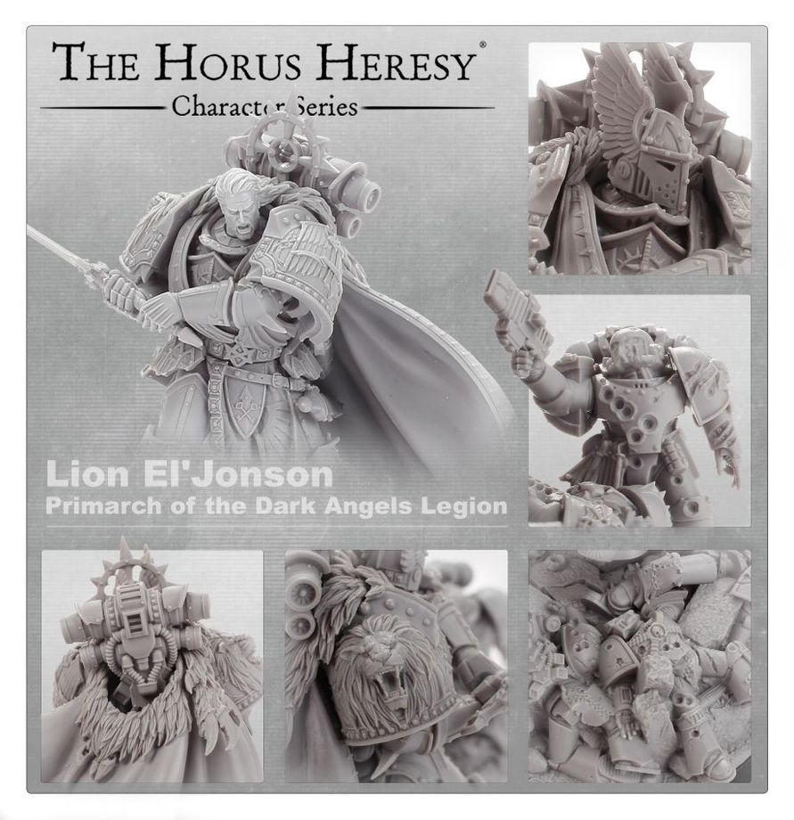 The Horus Heresy - Lion El'Jonson, Primarch of the Dark Angels Legion (FW-1647) - Used