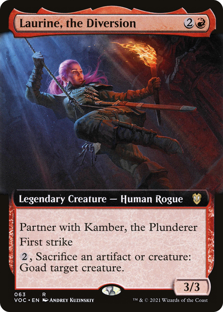 Laurine, the Diversion (Extended) [Innistrad: Crimson Vow Commander]