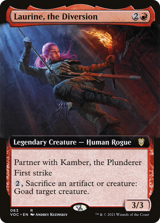 Laurine, the Diversion (Extended) [Innistrad: Crimson Vow Commander]