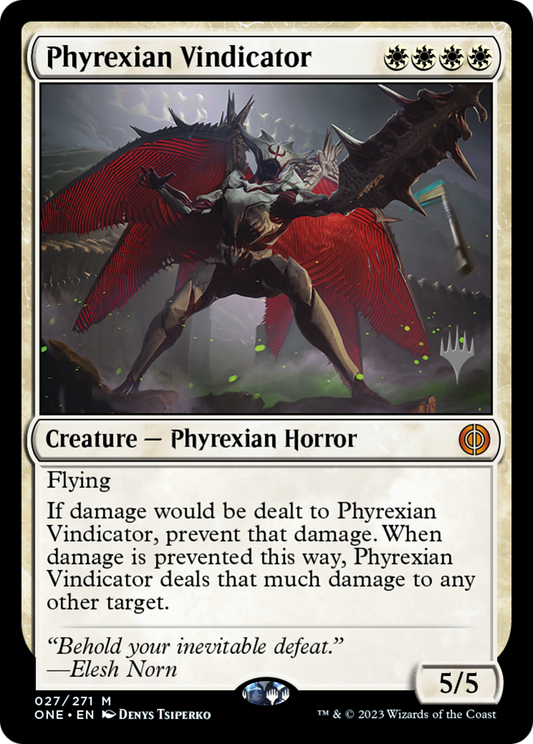 Phyrexian Vindicator (PPONE-027) - Phyrexia: All Will Be One Promos