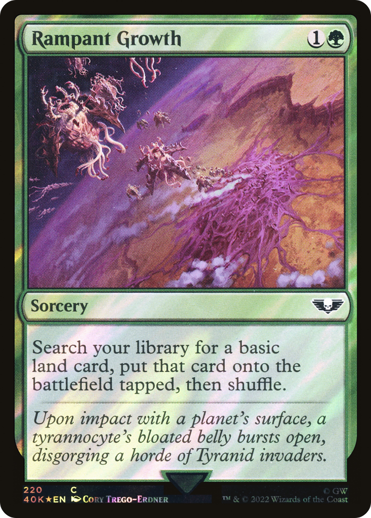 Rampant Growth (Surge Foil) [Universes Beyond: Warhammer 40,000]