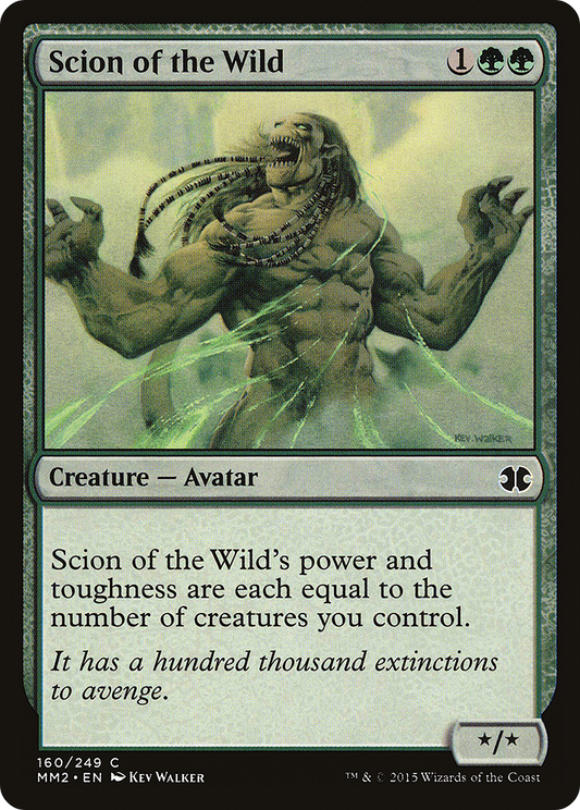 Scion of the Wild (MM2-160) - Modern Masters 2015 Foil
