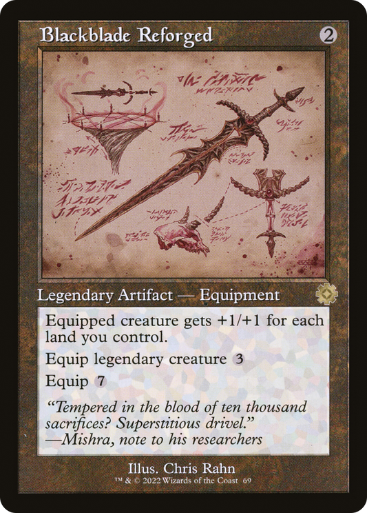 Blackblade Reforged (BRR-069) - The Brothers' War Retro Artifacts Foil