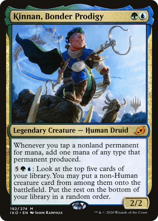 Kinnan, Bonder Prodigy (PPIKO-192) - Ikoria: Lair of Behemoths Promos