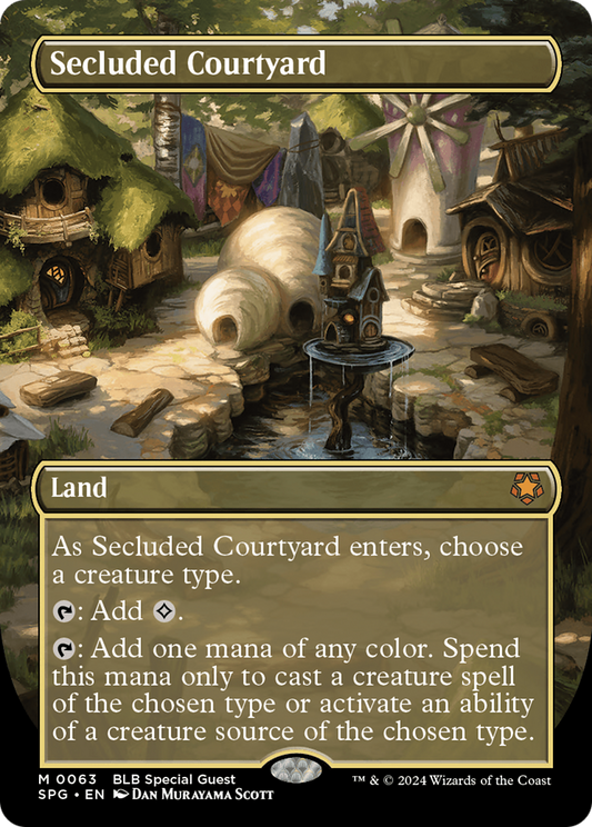 Secluded Courtyard (SPG-063) - Special Guests (Borderless) Foil