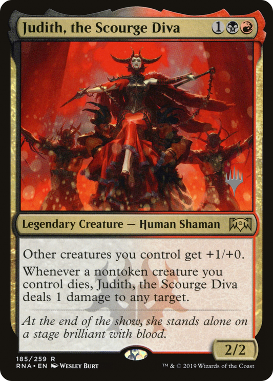 Judith, the Scourge Diva (PPELD-185P) - Ravnica Allegiance Promos