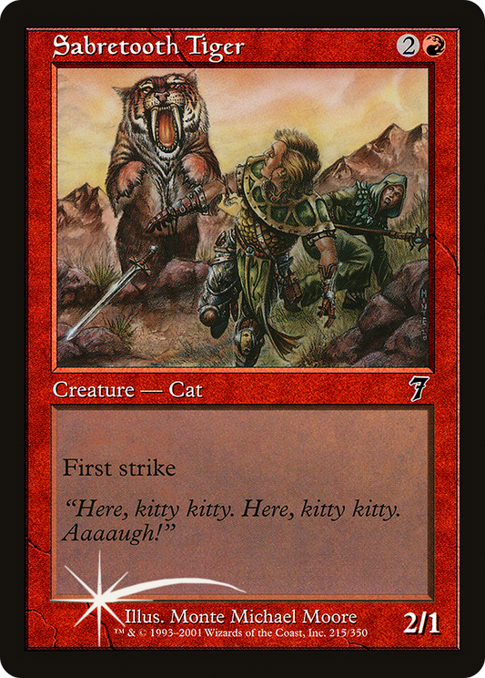 Sabretooth Tiger [Seventh Edition]