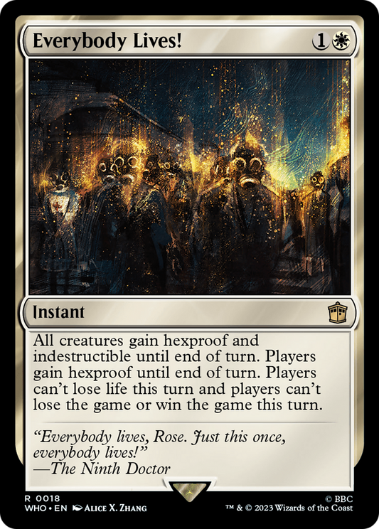 Everybody Lives! (WHO-018) - Doctor Who Foil