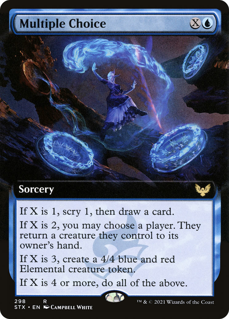 Multiple Choice (STX-298) - Strixhaven: School of Mages: (Extended Art)