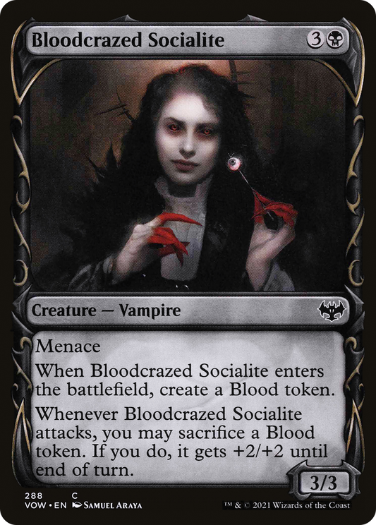 Bloodcrazed Socialite (VOW-288) - Innistrad: Crimson Vow: (Showcase)