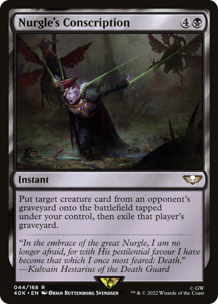 Nurgle's Conscription [Universes Beyond: Warhammer 40,000]