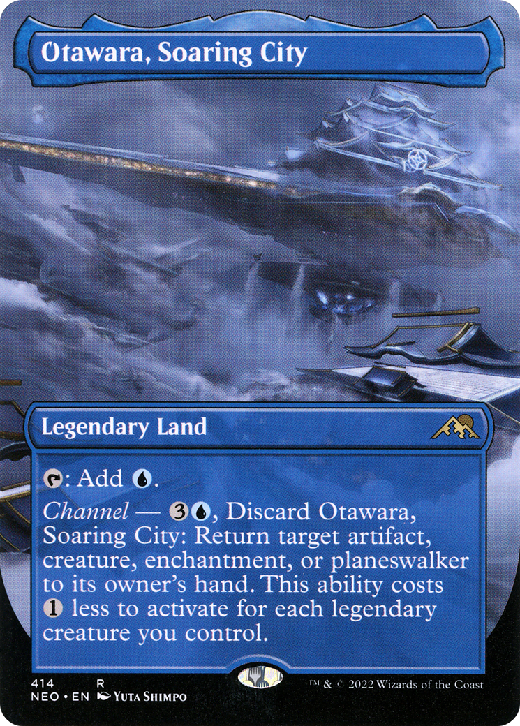 Otawara, Soaring City (Borderless Alternate Art) [Kamigawa: Neon Dynasty]