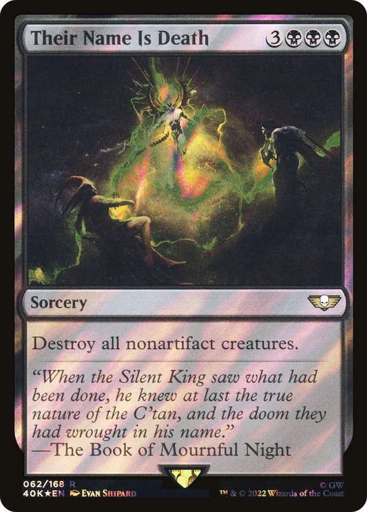 Their Name Is Death (Surge Foil) [Universes Beyond: Warhammer 40,000]