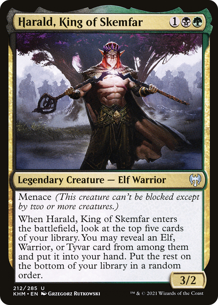 Harald, King of Skemfar (KHM-212) - Kaldheim Foil