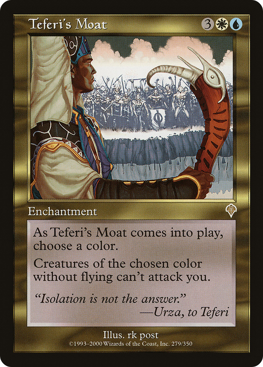 Teferi's Moat (INV-279) - Invasion Foil