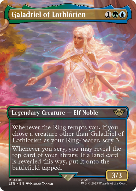 Galadriel of Lothlórien (LTR-446) - The Lord of the Rings: Tales of Middle-earth (Borderless) Foil