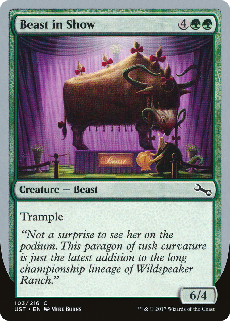 Beast in Show (UST-103) - Unstable Foil