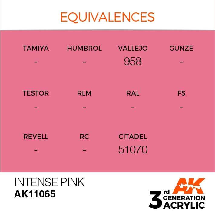AK Acrylic 3G Intense - Pink ( AK11065 )